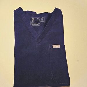 Figs Catarina top in navy, Large